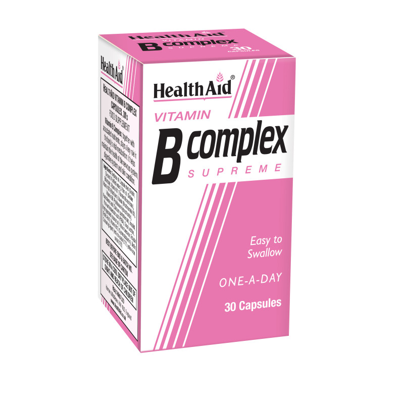HEALTH AID B COMPLEX VITAMIN SUPREME 30caps