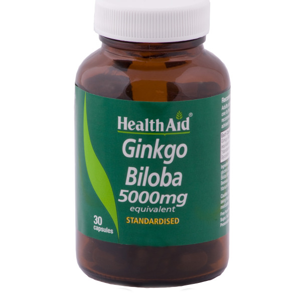 HEALTH AID GINKGO BILOBA GB ROOT EXTRACT 5000MG 30