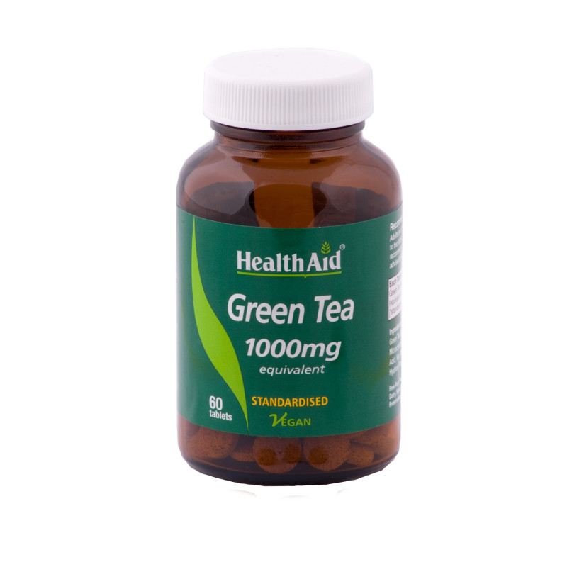 HEALTH AID GREEN TEA EXTRACT 100MG 60TABS
