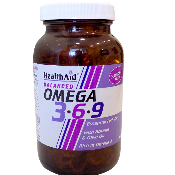 HEALTH AID Ω3 - 6 - 9  (1155mg) capsules 90's