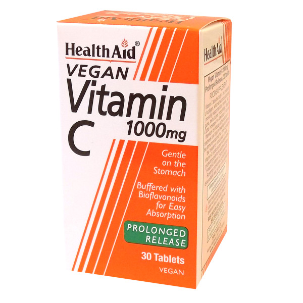 HEALTH AID VITAMIN C 1000MG 30TABS (PROLONGED RELEASE)