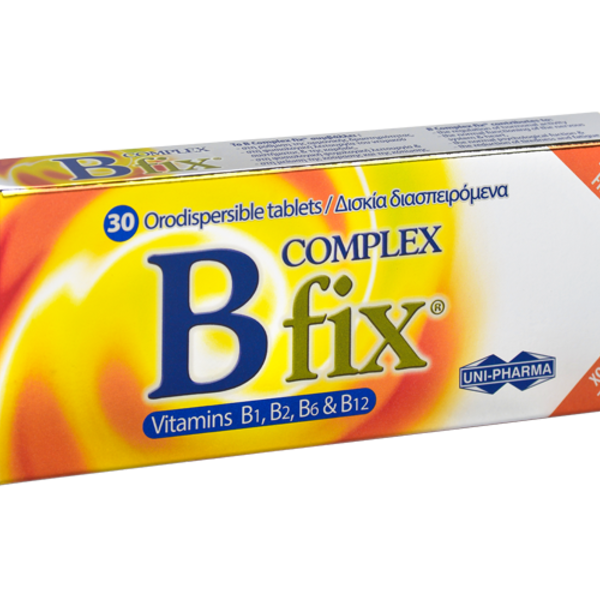 B COMPLEX FIX 30 διασπειρόμενα δισκία 
