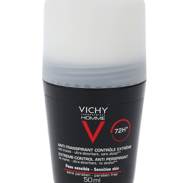 VICHY HOMME DEO ROLL ON 72HRS ANTI-TRANSP.50ML