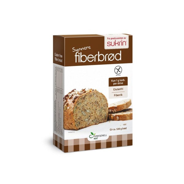 Sukrin Fiber Bread Mix - 250 gr  Μειγμα Ψωμιου Χωρις Γλουτενη Με φυτικες Ινες