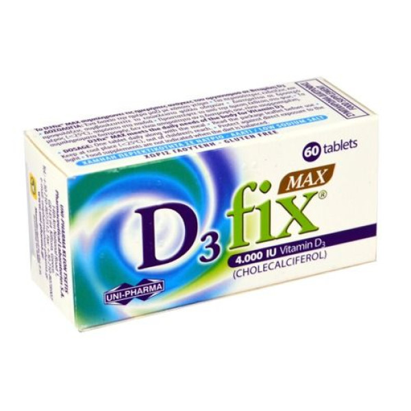 D3 FIX MAX 4.000 IU 60 tabs