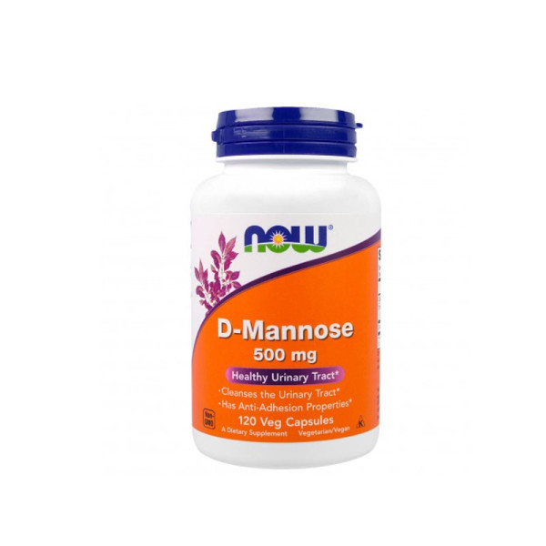 NOW D-MANNOSE 500 MG - 120 CAPS