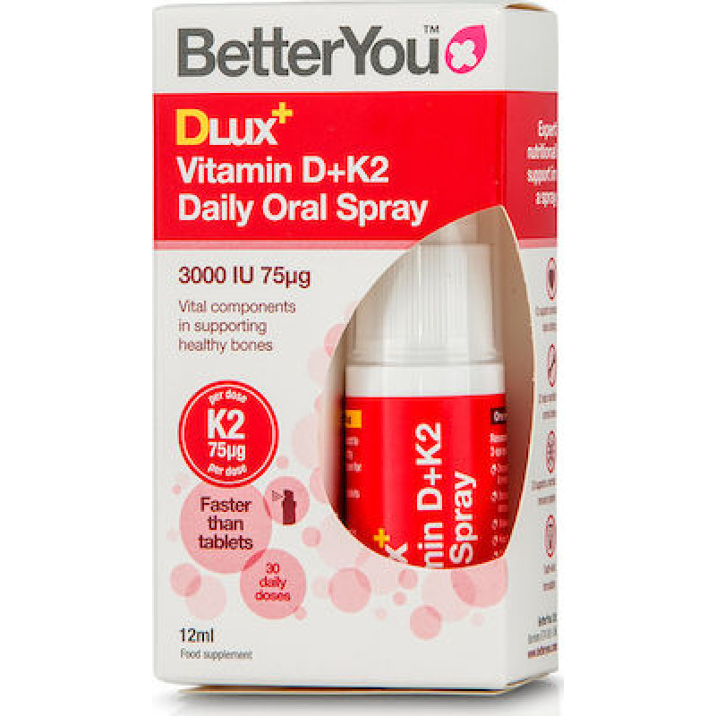 BETTER YOU DLUX + (VITAMIN D3+K2) DAILY ORAL SPRAY 15ML