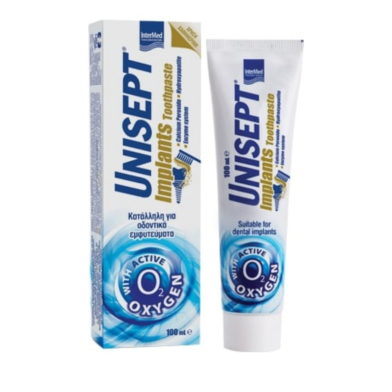 INTERMED UNISEPT Implants Toothpaste TBx100 Ml
