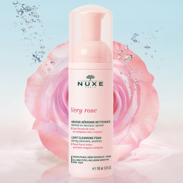 NUXE VERY ROSE LIGHT CLEANSING FOAM 150ML