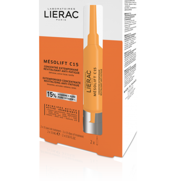 LIERAC MESOLIFT C15 CONCENTRE amp 2x15ml