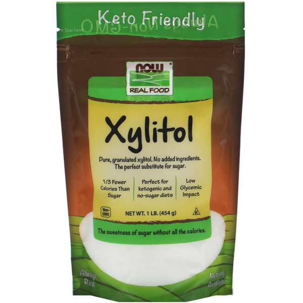 NOW XYLITOL PURE 1 LB (454 GR)