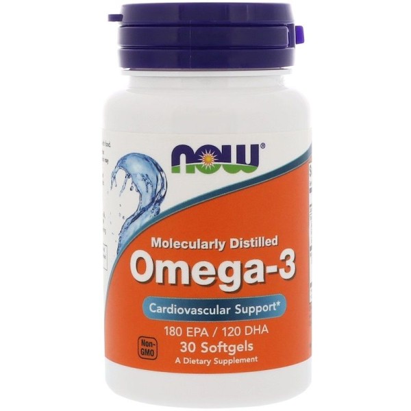 NOW OMEGA-3 1000 mg - 30 Softgels