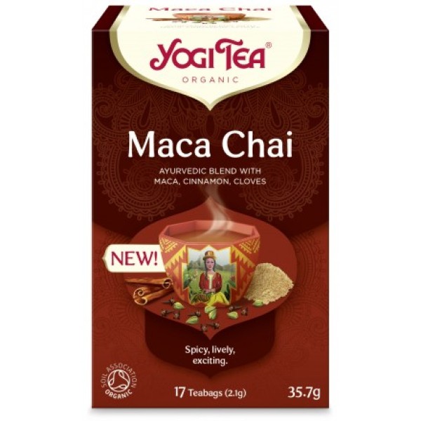 ΒΙΟ-ΥΓΕΙΑ YOGI MACA CHAI X17 TEA BAGS 35,7gr