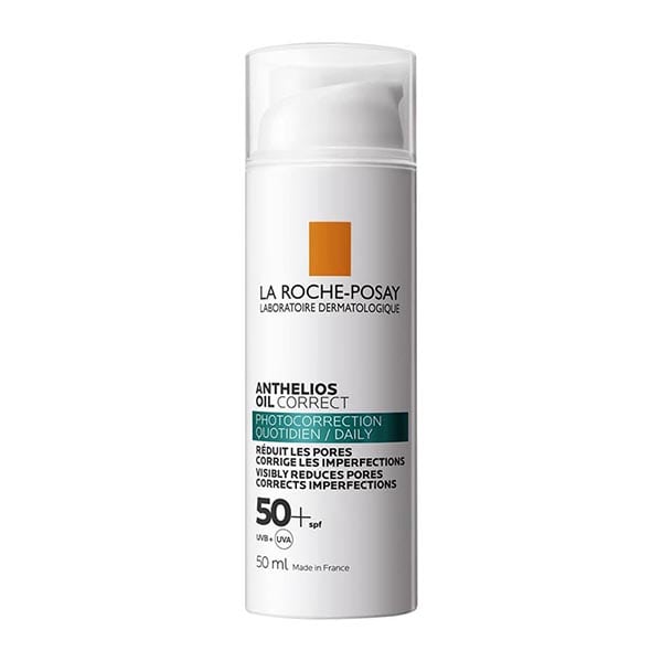 La Roche Posay Anthelios Oil Correct Photocorrection Daily Gel-Cream SPF50+ Αντιηλιακό για Λιπαρό Δέρμα & Ατέλειες, 50ml