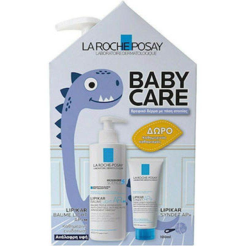 La Roche Posay Set Baby Care Lipikar Baume Light AP+M 400ml + Δώρο Lipikar Syndet AP+ 100ml 
