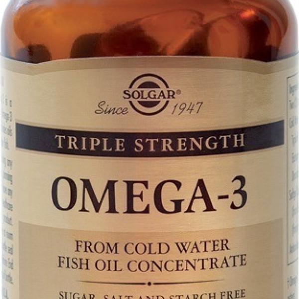 SOLGAR OMEGA-3 TRIPLE STRENGTH SOFT 50s