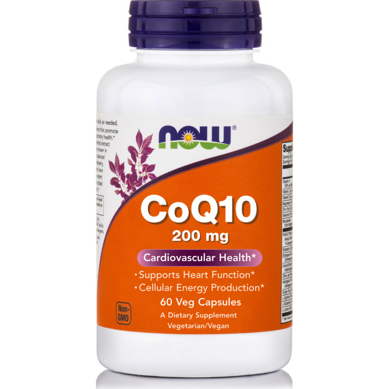 NOW COQ10 200 MG - 60 VCAPS