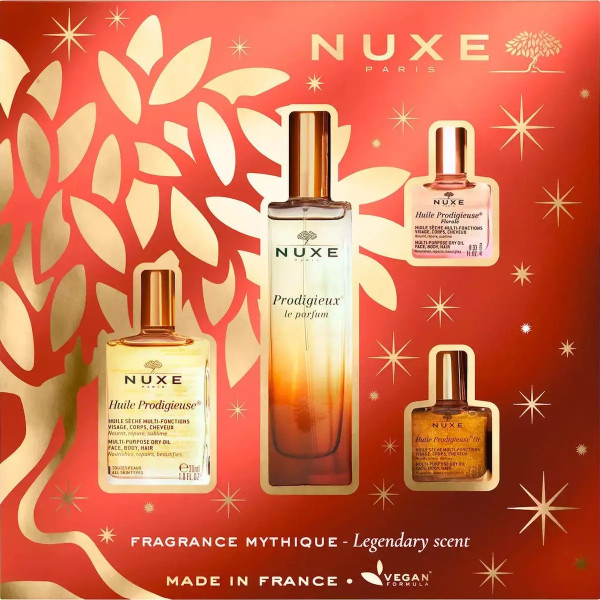 Nuxe Prodigieux Le Parfum 50ml, Huile Prodigieuse 30ml & Huile Prodigieuse Florale 10ml SET