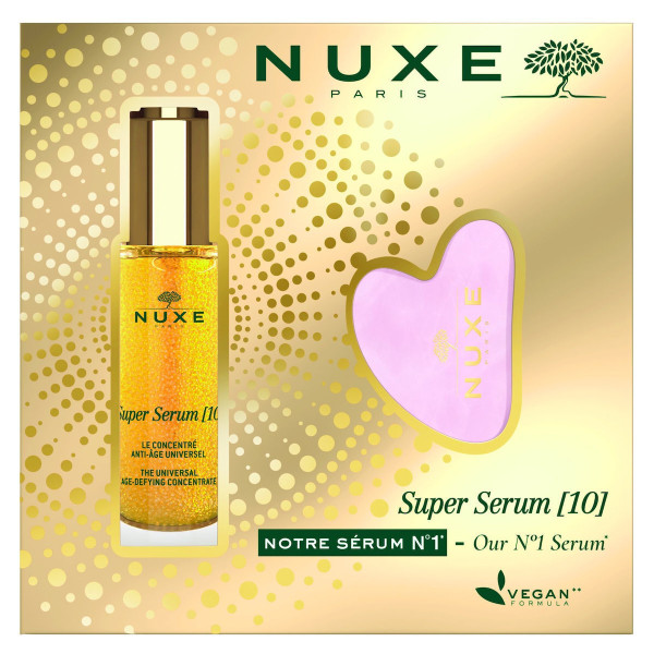 Nuxe Set Super Serum 10 30ml & Δώρο Gua Sha for Facial Massage 1τμχ 