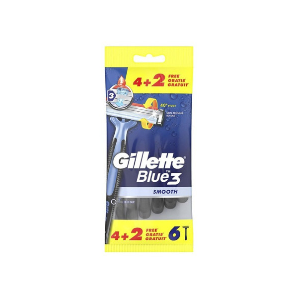 GILLETTE BLUE3 ΜΙΑΣ ΧΡ 1X(4+2 ΔΩΡΟ)