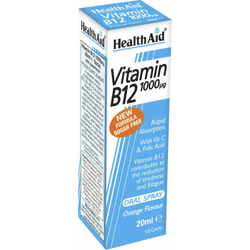 HEALTH AID VITAMIN B12 SPRAY 20ml  