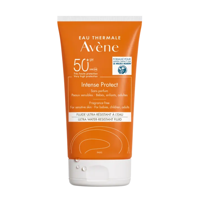 Avene Intense Protect Sunscreen ΓΙΑ ΕΥΑΙΣΘΗΤΟ ΔΕΡΜΑ For Face & Body ΧΩΡΙΣ ΑΡΩΜΑ SPF50+ 150ml