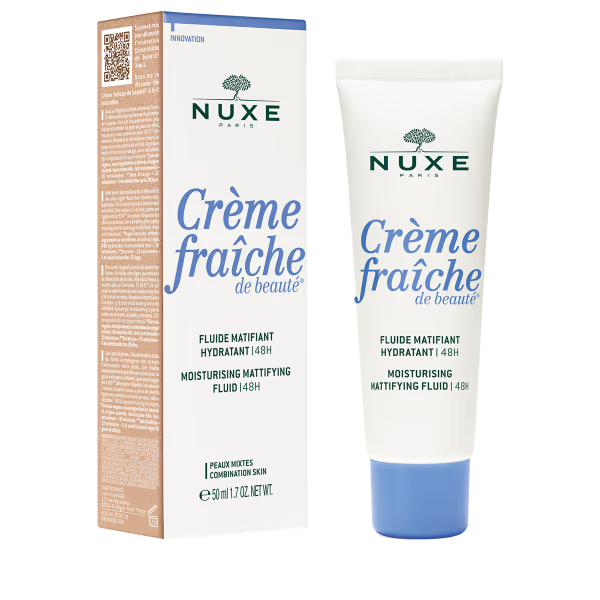 Nuxe Creme Fraiche De Beaute Moisturising Mattifying 48ωρη Ενυδατική Κρέμα Προσώπου FLUID 50ml