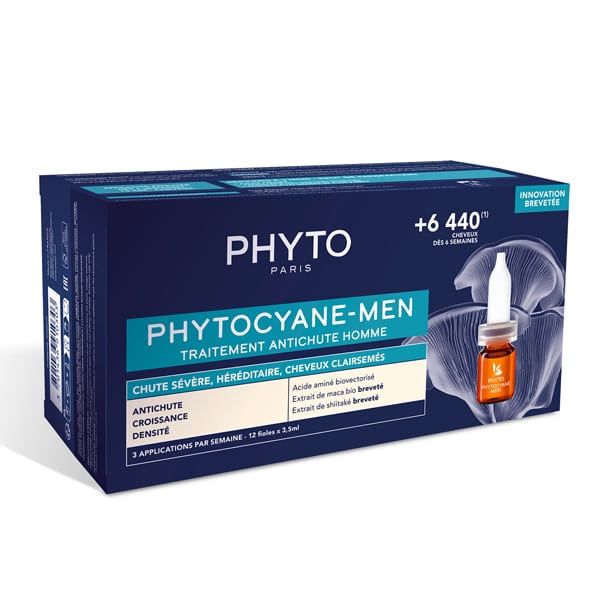 PHYTO PHYTOCYANE MEN PROG 12X3.5ML